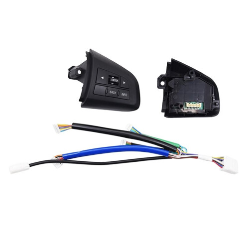 Car Steering Wheel Button Audio Control Button  with Wiring Harness for  3 5 CX7 1