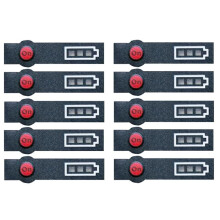 10PCS BAT618 Li-Ion Battery Case LED Key Sticker Label Tag for  14.4V 18V Lithium Battery Pack BAT614 BAT609 BAT610