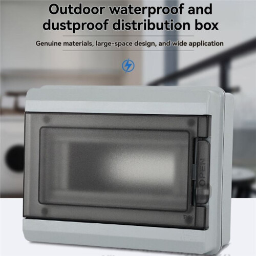 Home Electrical Adjustable HT Series Junction Box 12Way Circuit Breaker Box IP65 Waterproof Distribution Box 1