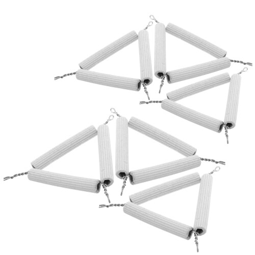 30Pièces Triangles En Céramique Fer Pour Cours De 2