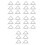 30Pièces Triangles En Céramique Fer Pour Cours De 6