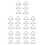 30Pièces Triangles En Céramique Fer Pour Cours De 9