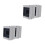 4Pièces Boîte De Répartition Étanche ABS Avec Fenêtre Pour Usage Multi 8