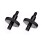 2pcs Adjustable Cello Bridge Screws Double Bass Bridge Screw Cello Bridges Replacement Accessory Part Black 1