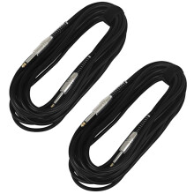 2 Szt Kabla Gitarowego 5 M, Kabel Audio do Gitary i Basu, Pleciony Kabel Audio do Gitary, Redukujący Hałas, Akcesoria Gitarowe
