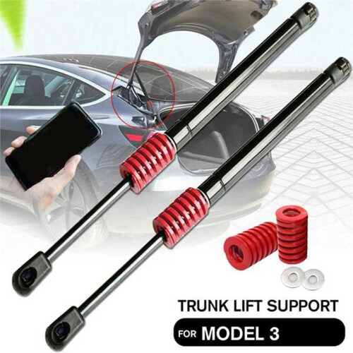 2Pcs Car Rear Trunk Tail Gate Tailgate Boot Gas Spring Shock Lift Strut Support for  Model 3 2017 2018 2019 2020 2