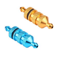 2 Pcs 1/8 1/10 RC Model Car Spare Parts Fuel Filter Nitro for HSP 02156 94122 94188, Yellow &