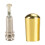 Cylinder Clip End Pin Mono Panel Output Jack Socket with 3Pcs Guitar  Tip, 3 Way Toggle  Knob Tip Cap 1