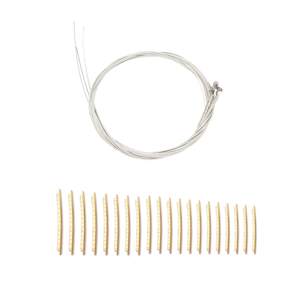 6X 150XL Gauge 0.009 Inch Steel Strings & 20Pcs Classical Acoustic Guitar Fret Wire Copper 20 Fingerboard Frets 2.0Mm 6032797427139