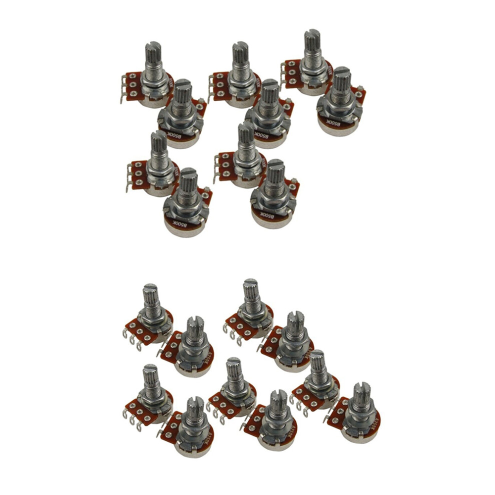 20X Guitar Small Size Pots B500k/A250k Potentiometers For Guitar Bass Parts 4713913807753