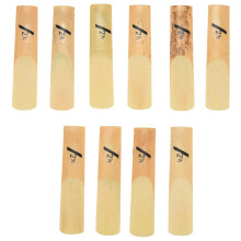 Alto Trombone Copper Mouthpiece Mouth Piece 6.5AL Gold with 10Pcs Alto Saxophone Sax Reeds Classic Alto Reed