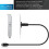 20Gbps USB 3.2 Adapter, Motherboard Header Extension Cable, USB-C to USB3.2 Type-E Key-A 20-Pin Connector PCIe Bracket 4