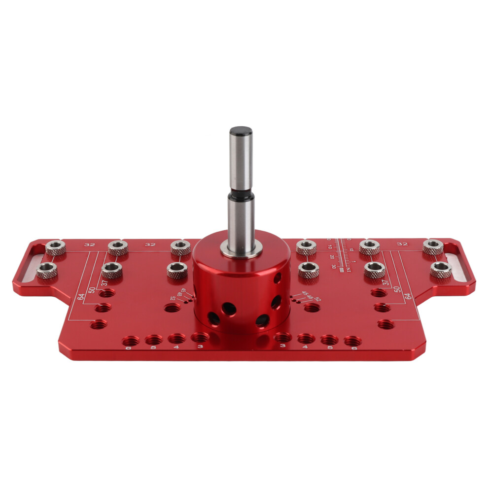 2-In-1^Shelf Pin Hinge Jig With Clamping Guide & 7 Precision Drill Bits 4091386201217