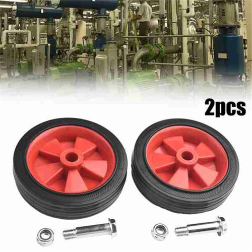 2 Rodas de 6 Polegadas para Compressor de Ar - Substituição com Amortecimento e Antiderrapantes 1