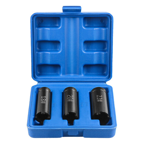 Motorcycle Clutch Nut Disassemble Socket Set, Steel, 3 Sizes 2