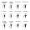 240 Pcs Bumper Clips Car Clips Plastic Rivets Fasteners Push Retainer Kit for 6