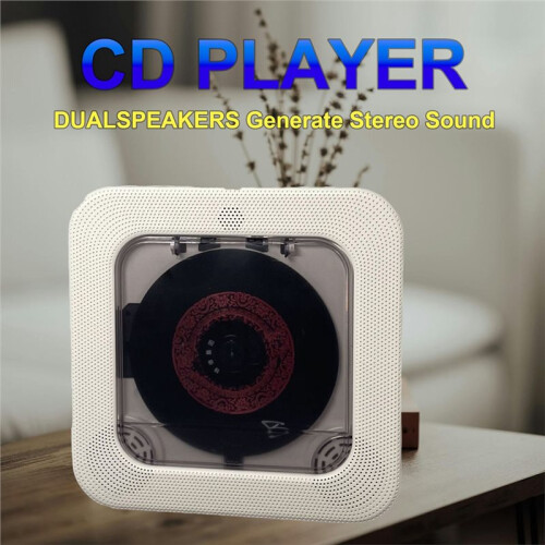 Portable CD Player  HiFi Speaker Players LED Screen CD Music Player with IR Remote Control 2