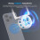 Magnetic Ring Light for Selfies That Also Functions As A Phone Cooler, Suitable for Phones with  Functionality. 4