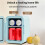 4L Car  Refrigerator Medication Multifunction Portable Refrigerator Desktop Cosmetics Refrigerators Cold/Heat 4