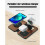 3-in-1 Charging Station, for  Wireless Charger, Foldable Charger for Devices That Support Wireless Charging. 3