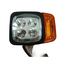 1 Pair Excavator Headlight Set Front Work, and Top Lights with Turn Signal Assembly Forklift Accessorie