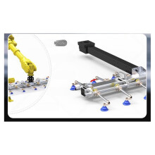 1Pcs Corrugated Suction Cup Strong Suction Nozzle Robot Accessories Vacuum Suction Cup Joint Set SAB50/60/80 SAB80