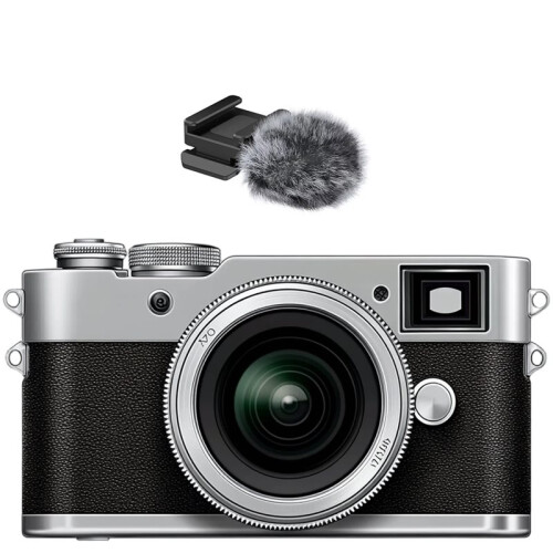 Cold Shoe Wind Muff for   V1 Camera Microphone Windscreen