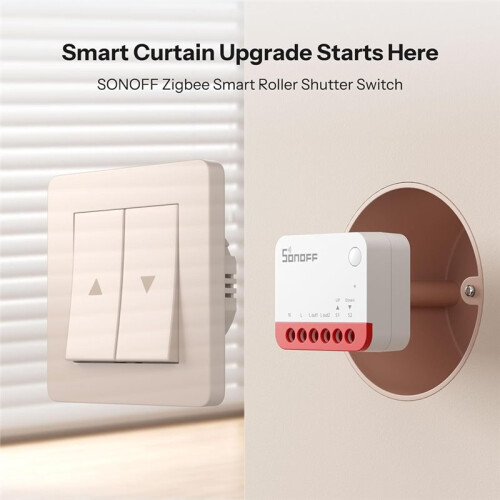 -ZBRBS Zigbee Roller Shutter   Size  Scene Signal Booster Transform Curtain Need Zigbee Hub 2