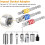 1/4 Inch Hex Shank Bit Holder Cool Gadget Set, Screwdriver Bits Holder Keychain, 3 PCS Impact Grade Socket Adapter 2
