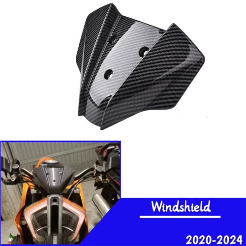 Motorcycle Windshield Windscreen for 1290 SuperDuke R  125 250 390 Front Wind Deflector Accessories 2