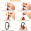 1/4 Inch Hex Shank Bit Holder Cool Gadget Set, Screwdriver Bits Holder Keychain, 3 PCS Impact Grade Socket Adapter 6
