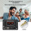 DC12-15V  Amplifier Board 2x25W Car MP3 Decoder Board, Audio Amplifier Module with Microphone Interface 4