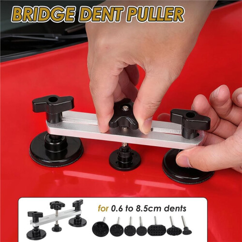 Dent Puller, 32pcs Dent Remover Tool for Car - Car Dent Puller Kit for Car Hail, Dings Damage DIY Repair EU Plug