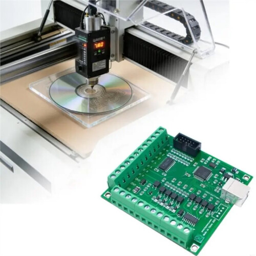 MACH3 CNC USB 100Khz Breakout Board 4 Axis Interface Driver Motion Controller, CNC Motion Control Card for Stepper Motor 1
