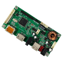 7-65 Inch LCD Screen -Compatible DP to LVDS Driver Board with Amplifier, Headphone Charging USB 1920x1080 Resolution