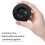 Round Projector Wired Screen Mirroring Supports Screen Mirroring for Android IOS USB Flash Drives 1080P MP4 Format 5