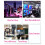 Live Streaming Video Mixer,4  4 Channel Input/2 Output Video Switcher, Support 1080P,HDCP 1.4, Audio Mixer A EU Plug 8