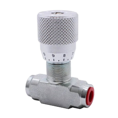 Jiawu STB-G1/4 Hydraulic Flow Control Valve – For 0.8-2 Ton Mini Excavators, Bidirectional Restrictor With Alloy Steel Body