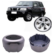 Tapacubos para Llantas de 4 Piezas, Tapacubos para Centro de Rueda, 40342-VC310, para Patrol GUY61 2008-2010
