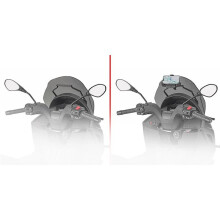 Motorcycle Front Phone Stand Holder Mobile Phone Plate Bracket for MP3 310 MP 3 Sport 310 2025-