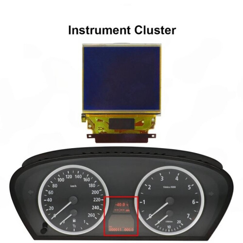 VDO Cluster Display Screen A2C53042966/09 for  3 Series E90 E91 E93 E60 E61 X5 E70 06-13 VDO Instrument LCD Display 1