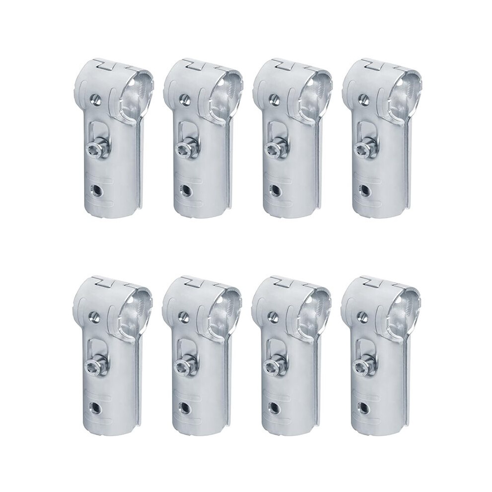 8Pcs Galvanized Connectors For Clothes Racks, Flower Racks, Workbenches, Shelves And Turnover Carts Connectors 6034170031995