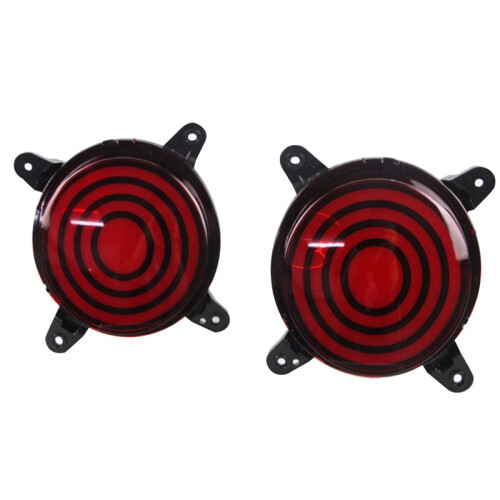 2Pcs for  I10 Reflector Brake Lights Two-Function Rear Bumper Tail Light Running Light Reflector Brake Lights