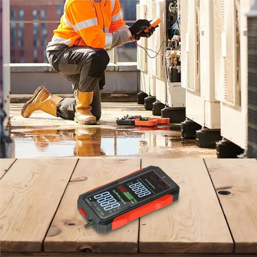 Digital Multimeter, Rechargeable Multimeter, Fully Automatic Voltmeter Amp Tester Auto Ranging 6000 Counts /AC Current 2