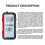 Digital Multimeter, Rechargeable Multimeter, Fully Automatic Voltmeter Amp Tester Auto Ranging 6000 Counts /AC Current 7
