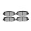 Conjunto de 4 Pastilhas de Freio Dianteiras e Traseiras para  Nitro 2007-2011, para  Liberty 2008-2012, para   2007-2017 e para 1