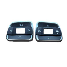 Car Multi-Functional Steering Wheel Control Button Cover Cap Trim for 6 MK6