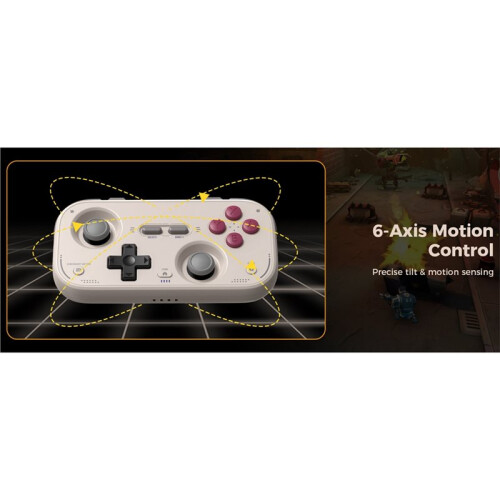 Pocket Retro Game Controller for Switch2/PC/IOS/Android with Hall Joysticks  Portable Gamepad A 2