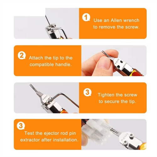 Metal Precise 5557,5559 Pin Extractor Tool for Computer Connector Terminals Maintenance Computer Connection D173 1