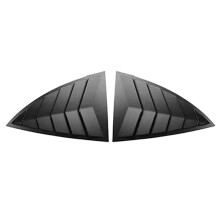 Rear Car Window Shutter Cover for Model Y Juniper Louver Side Vent Trim Triangle Accessorie Matte Black